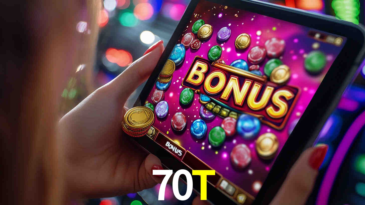 Bônus incríveis na plataforma 70T